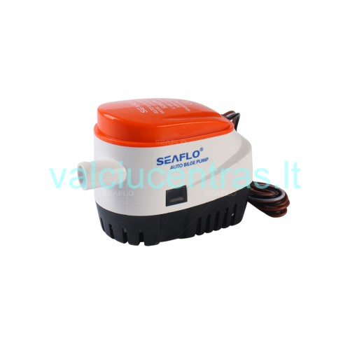 Seaflo vandens triumo pompa su plūde Seaflo vandens triumo pompa su plūde